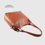Сумка Женская Кожаная на плечо GUARD 586  L.BROWN floater Коричневый