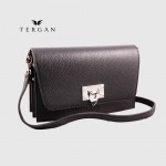 Сумка Женская Кожаная EMANUELA FERRETTI 85510  BLACK floater Черный
