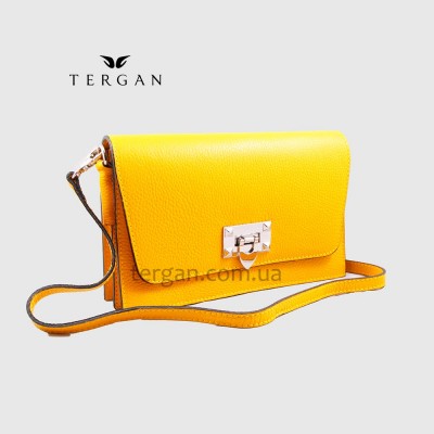 Сумка Женская Кожаная EMANUELA FERRETTI 85510 YELLOW FLOATER