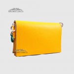 Сумка Женская Кожаная EMANUELA FERRETTI 85510  YELLOW FLOATER Желтый