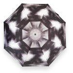 Зонт Автомат Lucky Elephants OB726 Ручка прямая кожаная Материал купола 100% Полиэстер   Polyester BLACK/grey 