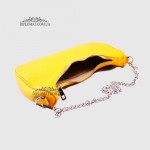 Сумка Женская EMANUELA FERRETTI 1112 Кожаная Кросс боди  YELLOW FLOATER Желтый