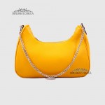 Сумка Женская EMANUELA FERRETTI 1112 Кожаная Кросс боди  YELLOW FLOATER Желтый