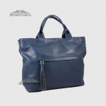 Сумка Женская Кожаная handbags BELLINI Colle V0041  BLUE floater Синий