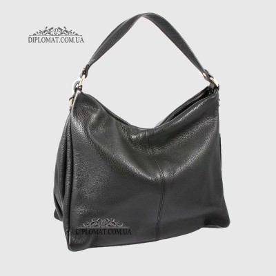 Сумка Женская EMANUELA FERRETTI 85376 Кожаная Ручка на плечоBLACK floater