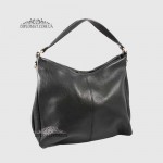 Сумка Женская EMANUELA FERRETTI 85376 Кожаная Ручка на плечо BLACK floater Черный