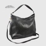 Сумка Женская EMANUELA FERRETTI 85376 Кожаная Ручка на плечо BLACK floater Черный