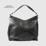 Сумка Женская EMANUELA FERRETTI 85376 Кожаная Ручка на плечо BLACK floater Черный
