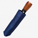 Зонт Lucky Elephants BL611 от дождя Автомат Ручка прямая деревянная Polyester_D.BLUE Синий