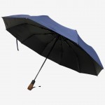 Зонт Lucky Elephants BL611 от дождя Автомат Ручка прямая деревянная Polyester_D.BLUE Синий