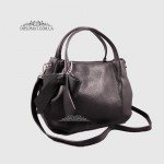 Сумка Женская Кожаная EMANUELA FERRETTI 481241  BLACK floater Черный