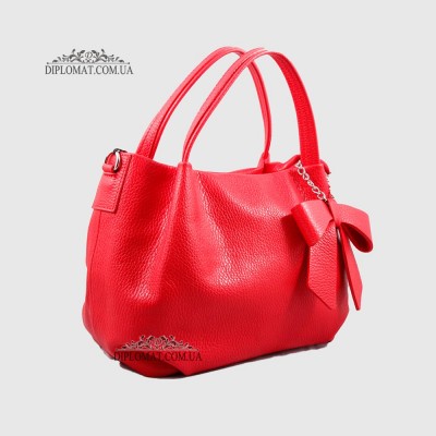 Сумка Женская Кожаная EMANUELA FERRETTI 481241 RED floater