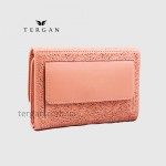 Портмоне женское TERGAN 5788 Кожаное NUDE NAPPA Белый/Бежевый