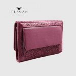 Портмоне женское TERGAN 5788 Кожаное MOR NAPPA  Фиолетовый-Бордовый