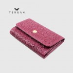 Портмоне женское TERGAN 5788 Кожаное MOR NAPPA  Фиолетовый-Бордовый
