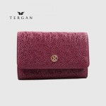 Портмоне женское TERGAN 5788 Кожаное MOR NAPPA  Фиолетовый-Бордовый