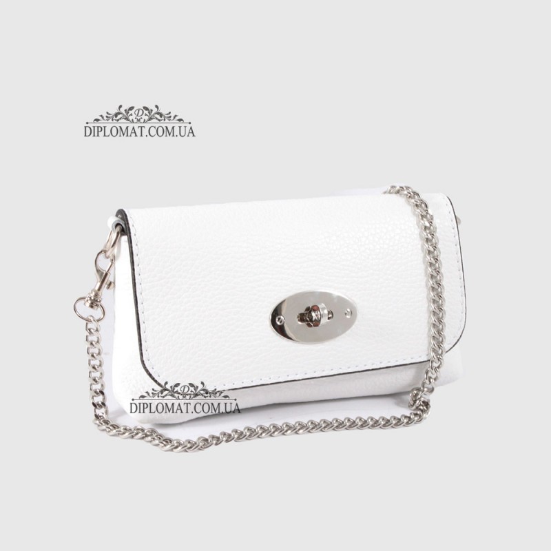Сумка кросс боди EMANUELA FERRETTI 85351  WHITE floater Белый/Бежевый