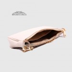 Сумочка-Клатч Женская  EMANUELA FERRETTI 85497D_1 Кожаная  BEJ floater Белый/Бежевый