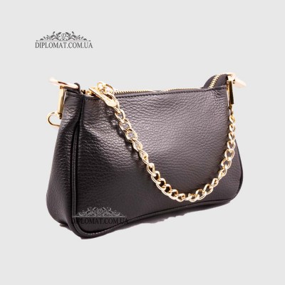 Сумочка-Клатч Женская  EMANUELA FERRETTI 85497D_1 Кожаная BLACK floater