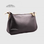 Сумочка-Клатч Женская  EMANUELA FERRETTI 85497D_1 Кожаная  BLACK floater Черный
