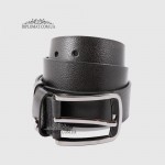 Ремень RINO 6711145197060 Джинсовый кожаный Черный STD