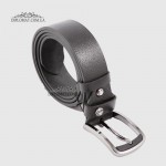 Ремень RINO 6711145197060 Джинсовый кожаный Черный STD
