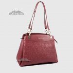 Сумка женская кожаная на плечо TERGAN 79132  BORDO NAPPA