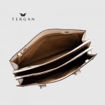 Сумка Женская TERGAN 21424 Кожаная Для документов А4 и ноутбука 15