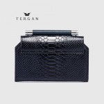 Сумка Женская Кожаная TERGAN 5806  LACİVERT-PYTHON / LACİVERT-ANALIN Синий