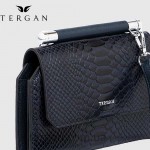Сумка Женская Кожаная TERGAN 5806  LACİVERT-PYTHON / LACİVERT-ANALIN Синий