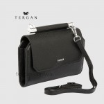 Сумка Женская Кожаная TERGAN 5806  SIYAH FLOATER Черный