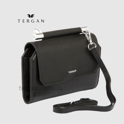 Сумка Женская Кожаная TERGAN 5806 SIYAH FLOATER Черный