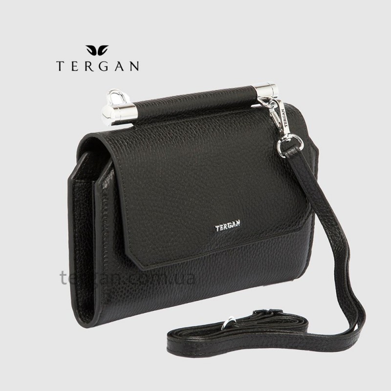 Сумка Женская Кожаная TERGAN 5806  SIYAH FLOATER Черный