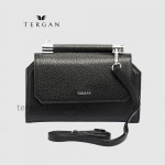 Сумка Женская Кожаная TERGAN 5806  SIYAH FLOATER Черный