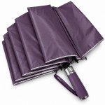 Женский складной зонт автомат Три Слона N7567 Lilac Magnolia фиолетовый 10 спиц