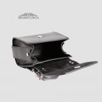 Сумка Женская EMANUELA FERRETTI 01069 Кросс боди Кожаная  BLACK crystal Черный