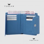 Портмоне женское TERGAN 5714 Кожаное Компактное с отделением для мелочи снаружи  MAVI ARSEL 
