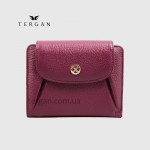 Портмоне женское TERGAN 5714 Кожаное Компактное с отделением для мелочи снаружи  MOR ARSEL Пурпурный