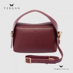 Сумка Женская Кожаная TERGAN 80348  BORDO FLOATER Бордовый