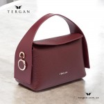 Сумка Женская Кожаная TERGAN 80348  BORDO FLOATER Бордовый