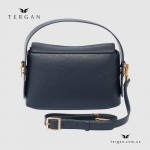 Сумка Женская Кожаная TERGAN 80348  LACIVERT FLOATER Синий