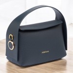 Сумка Женская Кожаная TERGAN 80348  LACIVERT FLOATER Синий