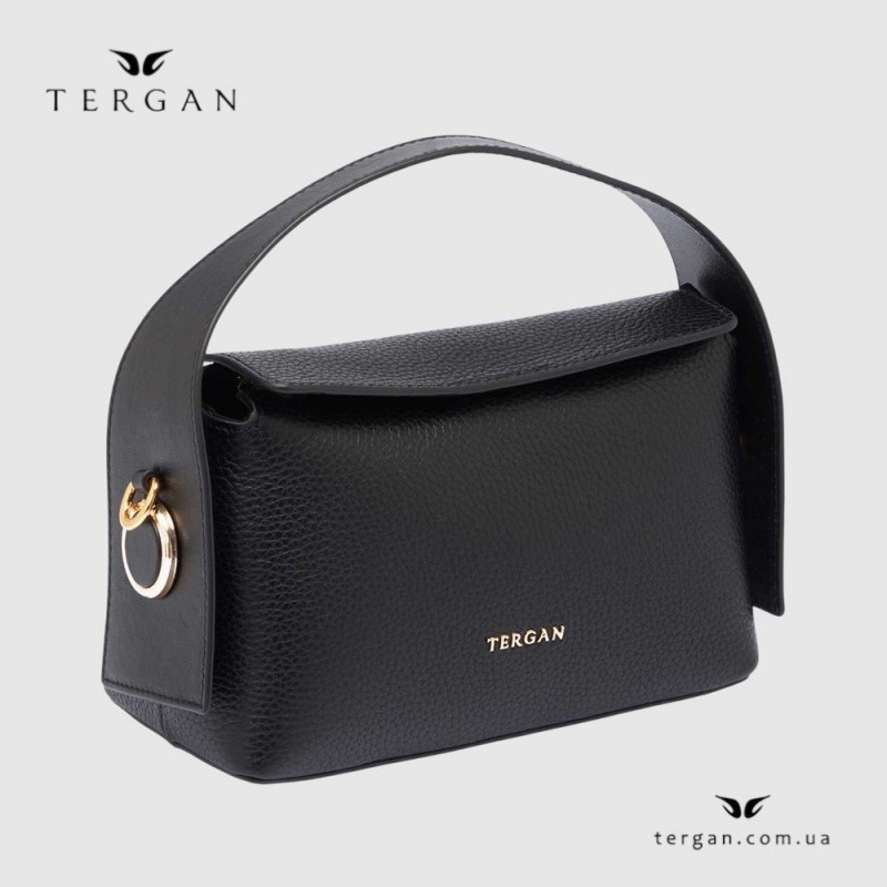 Сумка Женская Кожаная TERGAN 80348  SIYAH FLOATER Черный