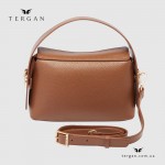 Сумка Женская Кожаная TERGAN 80348  TABA FLOATER Светло-коричневый