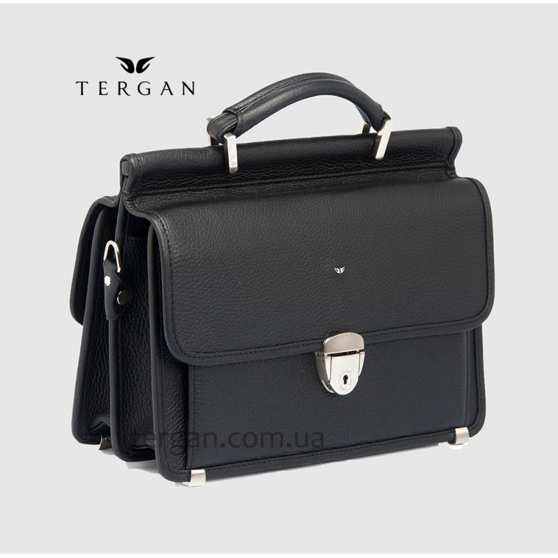 Барсетка TERGAN 22126 Двухсторонняя Центральная ручка SIYAH FLOATER Черный