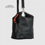 Сумка - Рюкзак женский VALIENTE 1152 Кожаный  IB NAT Черный Черный