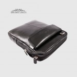 Сумка мужская GUARD 1756 Кожаная с ремнем через плечо SIYAH FLOATER Черный Черный
