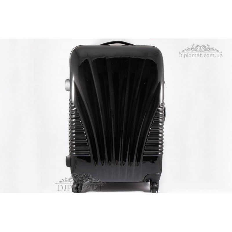 Чемодан дорожный KARYA Suitcase MIDLE  PLASTIC BLACK Черный