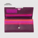 Кошелек женский кожаный VISCONTI R11 Paloma c RFID  Plum Multi  Сиреневый
