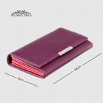 Кошелек женский кожаный VISCONTI R11 Paloma c RFID  Plum Multi  Сиреневый